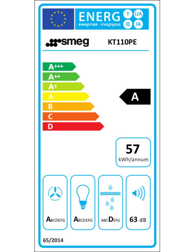 Hotte murale SMEG KT110