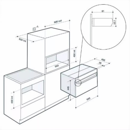 Micro-ondes encastrable DE DIETRICH DKE4535X
