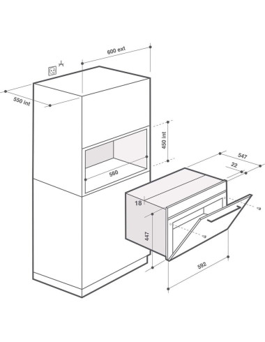 Four vapeur encastrable DE DIETRICH DKV7340X