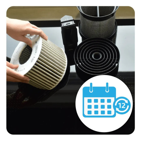 Filtre à charbon PUAKF pour plaque aspirante BORA