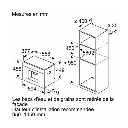Machine à café encastrable NEFF CL4TT11N0