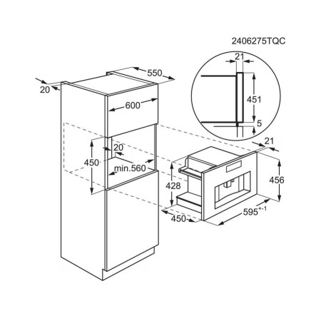 Machine à café encastrable ELECTROLUX KBC95T