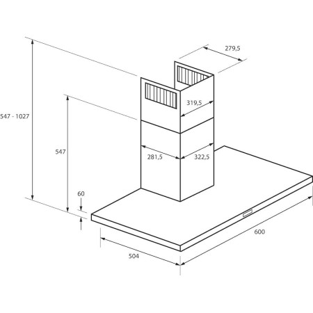 Hotte murale HAIER HATS6DS46BWIFI