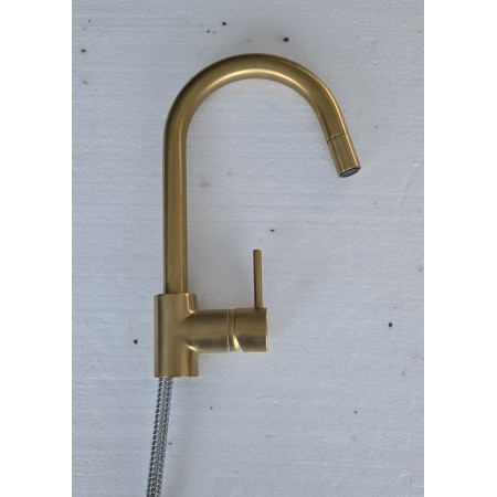 Mitigeur ARGO VICTANRIAGOLD à col de cygne avec douchette