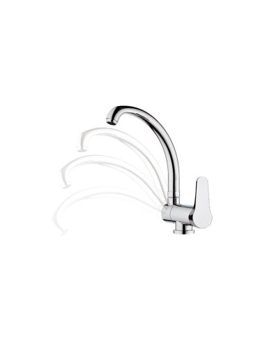 Mitigeur MARIANI SURF INDUS à bec rabattable