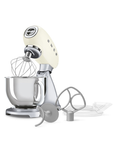 Robot pâtissier sur socle inox RETRO Années 50 SMEG SMF04