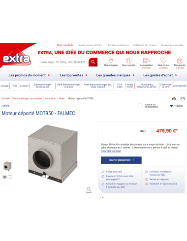 Moteur FALMEC MOT950