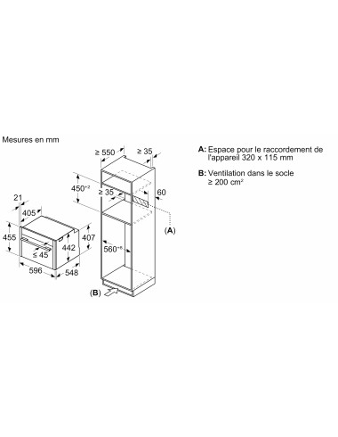 Four compact encastrable avec fonction micro-ondes NEFF C24MR21N0