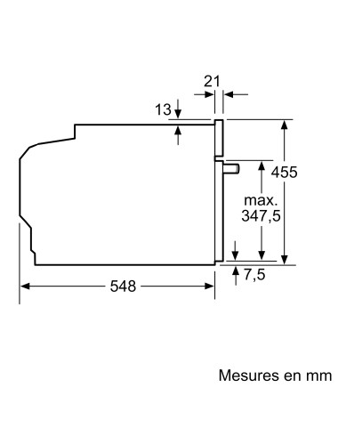 Four compact encastrable avec fonction micro-ondes NEFF C24MR21N0