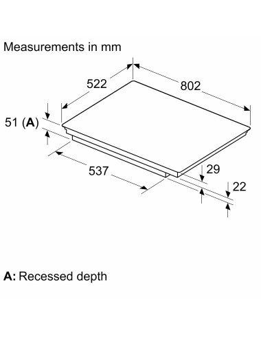 Plaque induction NEFF T68FHV4L0