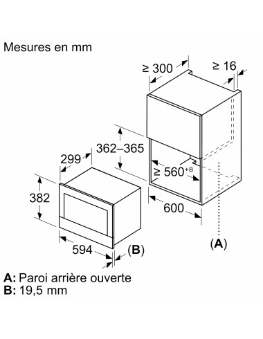 Micro-ondes encastrable BOSCH BFL7221B1