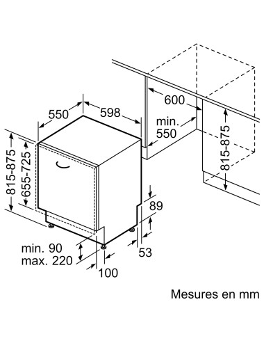 Lave vaisselle encastrable NEFF S155HTX04E