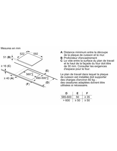 Plaque induction BOSCH PVS611BB6E
