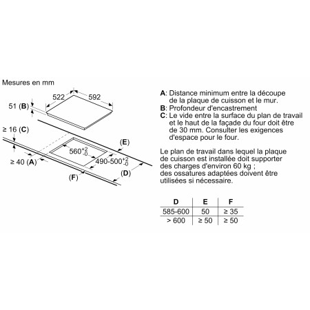 Plaque induction BOSCH PVS611BB6E