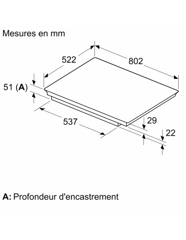 Plaque induction BOSCH PVS831HC1E