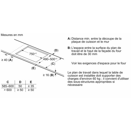 Plaque induction BOSCH PVS831HC1E