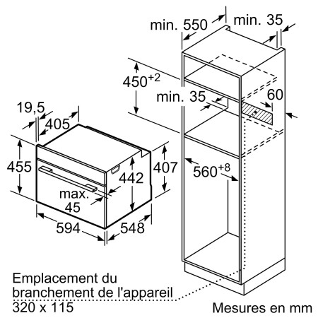 Four compact encastrable SIEMENS CB774G1B1