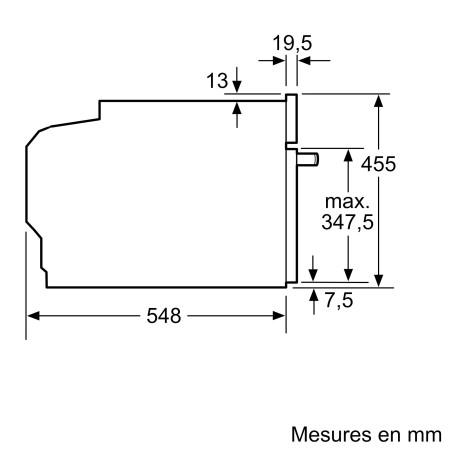 Four compact encastrable SIEMENS CB774G1B1