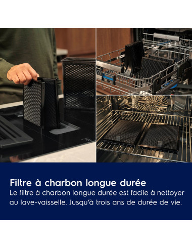 Plaque induction avec hotte intégrée ELECTROLUX KCC8344