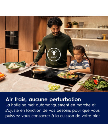 Plaque induction avec hotte intégrée ELECTROLUX KCC8344