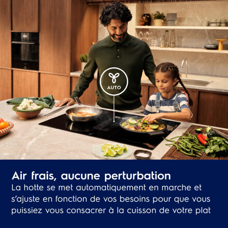 Plaque induction avec hotte intégrée ELECTROLUX KCC8344