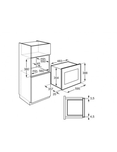 Four micro-ondes encastrable ELECTROLUX LMS4253TMX